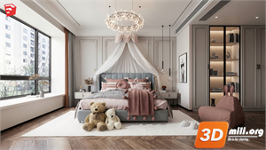 Children Room Scenes  Skp FIles 